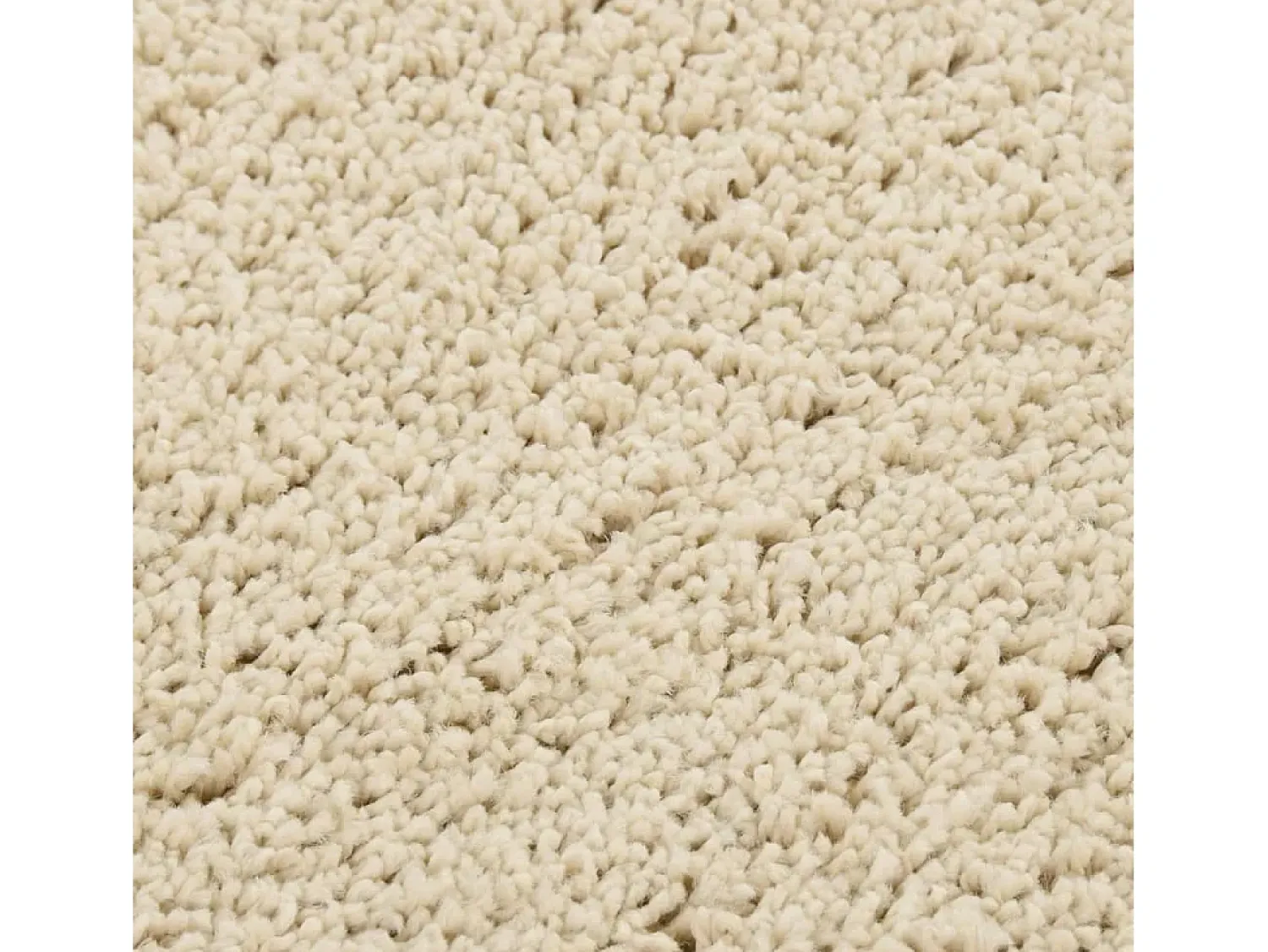 Garden Furniture Alfombra De Salón^Charleroi Alfombra peluda antideslizante color 140x200 cm Crema