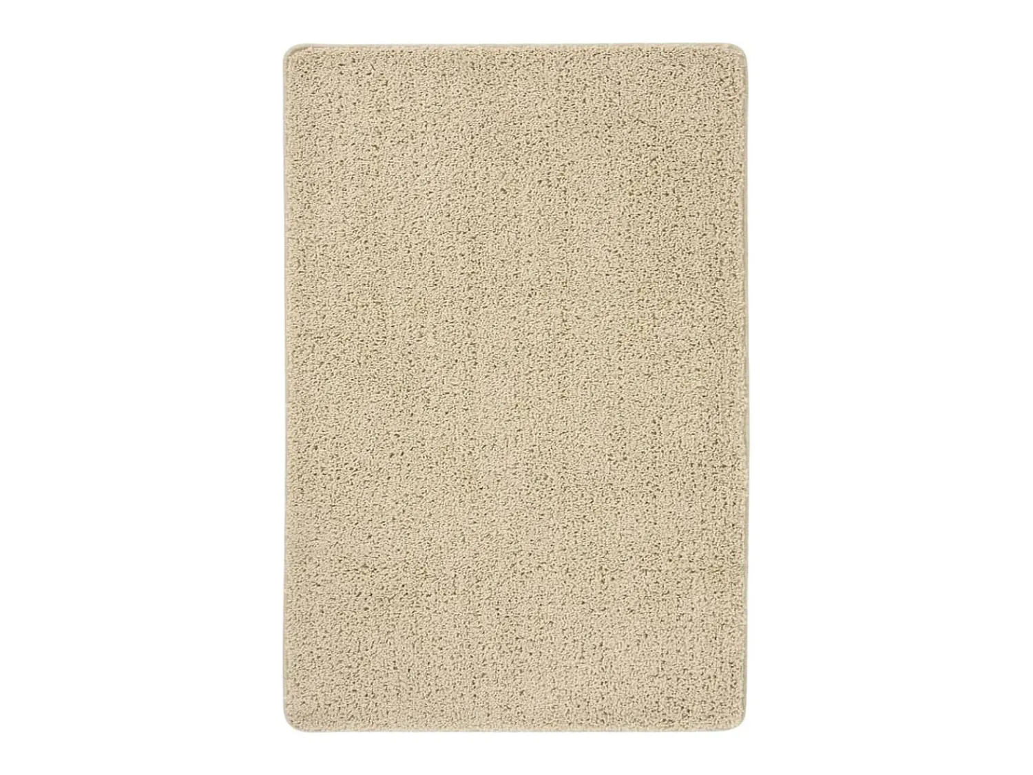 Garden Furniture Alfombra De Salón^Charleroi Alfombra peluda antideslizante color 140x200 cm Crema