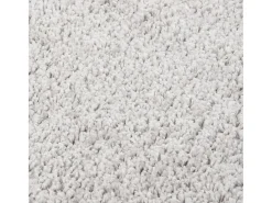 Charleroi Alfombra peluda antideslizante gris claro 140x200 cm