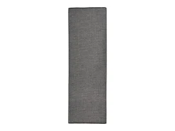 Garden Furniture Alfombra De Exterior^Christiaan Alfombra de exterior de tejido plano 80x250 cm Gris