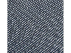 Online Garden Furniture Christiaan Alfombra de exterior de tejido plano 80x250 cm Azul