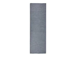 Online Garden Furniture Christiaan Alfombra de exterior de tejido plano 80x250 cm Azul