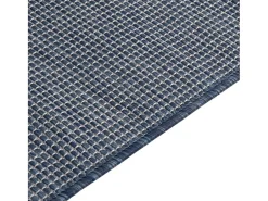 Christiaan Alfombra de exterior de tejido plano azul 200x280 cm