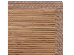 Claire-Emmanuelle-Rose Alfombra de bambú color natural 160x230 cm