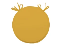 Soleil d'ocre Ropa De Casa^Cojin de silla 40 cm ALIX radiante, por Amarillo