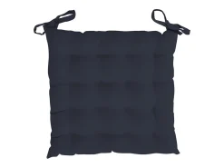 Clearance Soleil d'ocre Cojin de silla acolchado 40x40 cm ALIX jean blue Azul oscuro