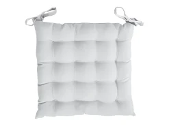 Soleil d'ocre Ropa De Casa^Cojin de silla acolchado 40x40 cm ALIX Blanco