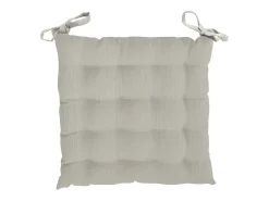 Soleil d'ocre Ropa De Casa^Cojin de silla acolchado VELVET natural Beige