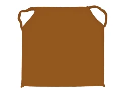 Soleil d'ocre Ropa De Casa^Cojin de silla de algodón lavado 40x40x4 cm SPIRIT bronze Amarillo