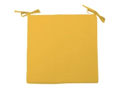 Cojin de silla exterior impermeabilizada 40x40X5 cm ALIX amarillo radiante