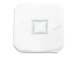 Soleil d'ocre Cojin de silla Gobelin 40x40 cm ALIX Blanco