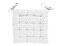 Soleil d'ocre Ropa De Casa^Cojin de silla tapizada en algodón 40X40X5 cm EMILIE , por Blanco