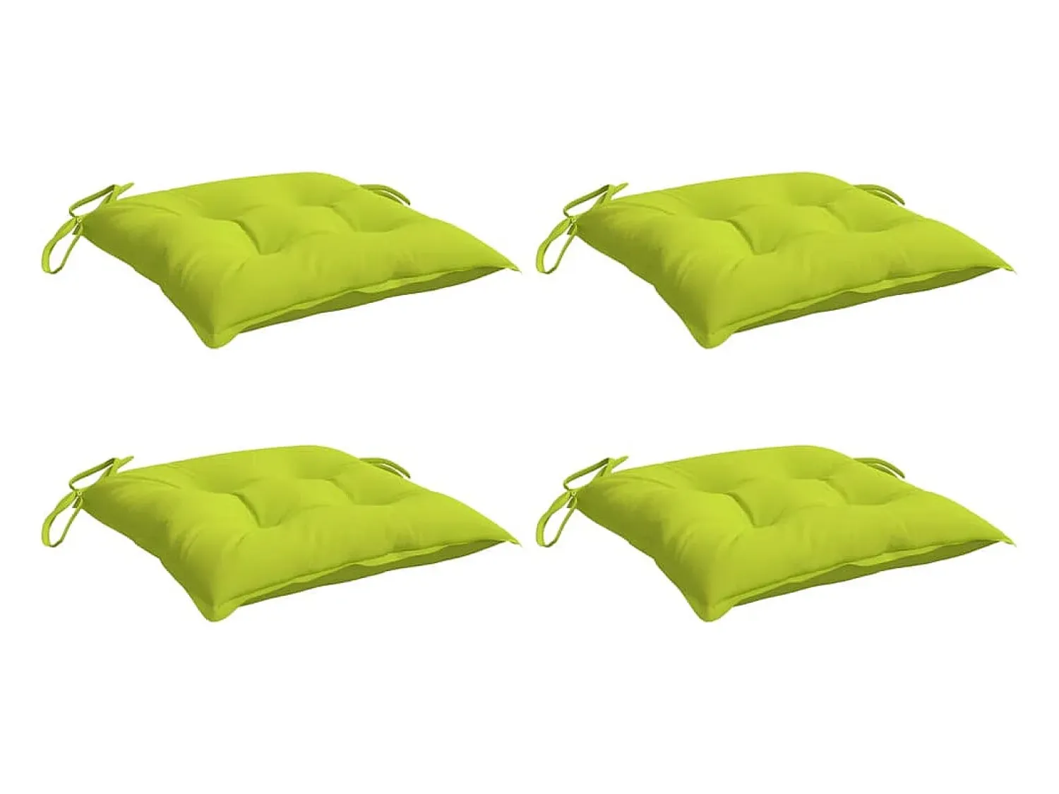 Sale Clicnbuy Cojines de palets de jardín 4 unidades tela Oxford 50x50x7 cm Verde