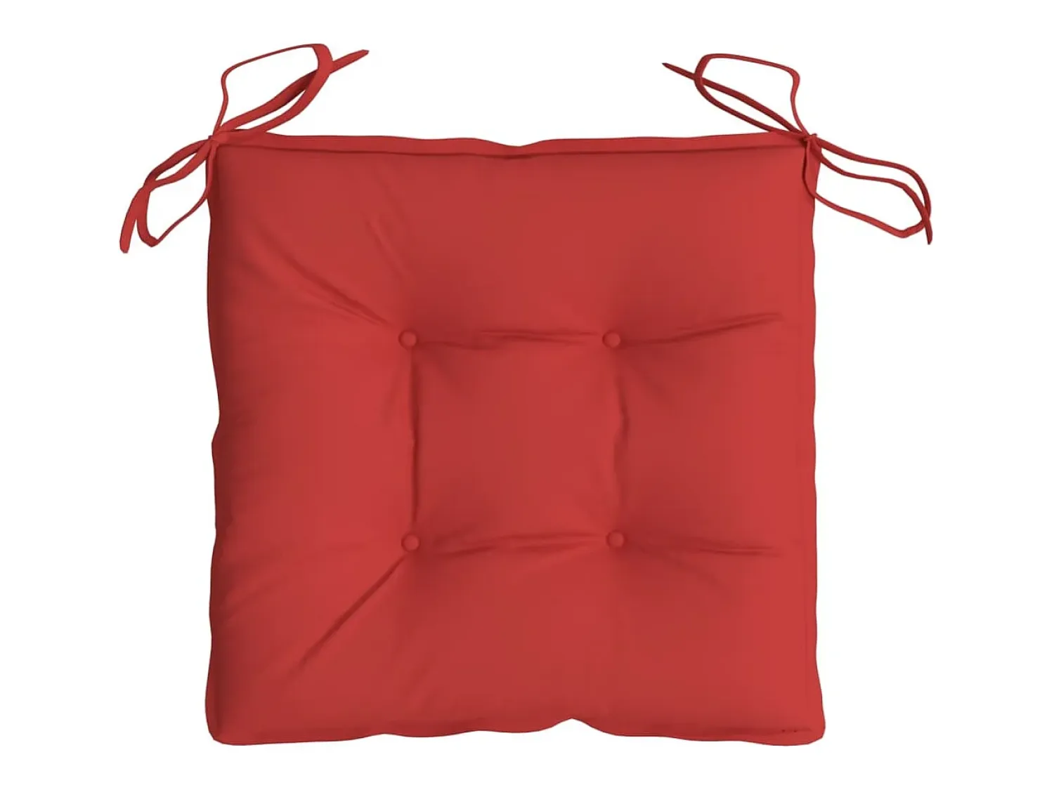 Clicnbuy Ropa De Casa^Cojines de palets de jardín 4 unidades tela Oxford 50x50x7 cm Rojo