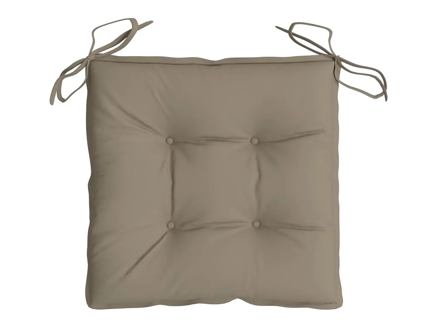 Clicnbuy Ropa De Casa^Cojines de palets de jardín 4 unidades tela Oxford taupé 50x50x7 cm Topo
