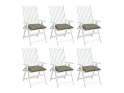 Online Clicnbuy Cojines de palets de jardín 6 unidades tela Oxford taupé 50x50x7 cm Topo