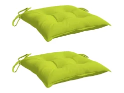 Best Clicnbuy Cojines de palets de jardín 2 unidades tela Oxford 50x50x7 cm Verde