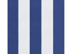 New Clicnbuy Cojines de silla 6 unidades tela Oxford rayas azul blanco 50x50x7 cm Multicolor