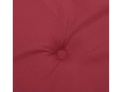 Cojines de silla con respaldo alto 2 unidades tela Oxford rojo tinto