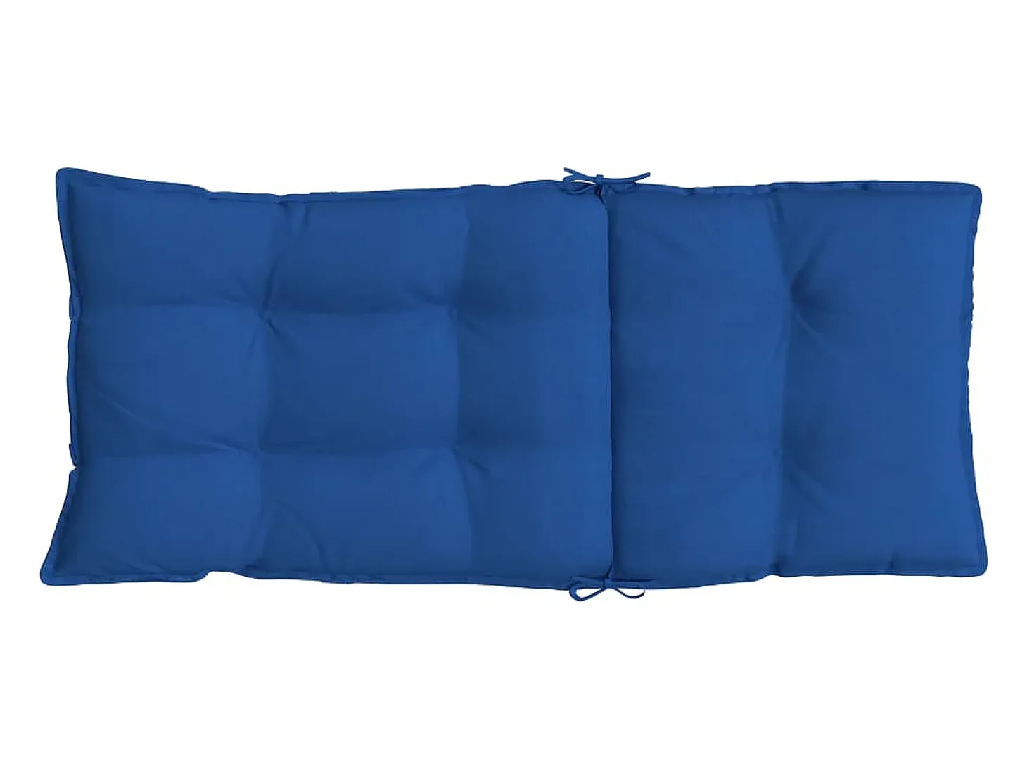 Cojines de silla con respaldo alto 6 unidades tela Oxford azul klein