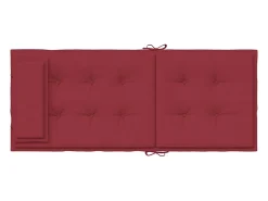 Online Clicnbuy Cojines de silla con respaldo alto 6 unidades tela Oxford tinto Rojo