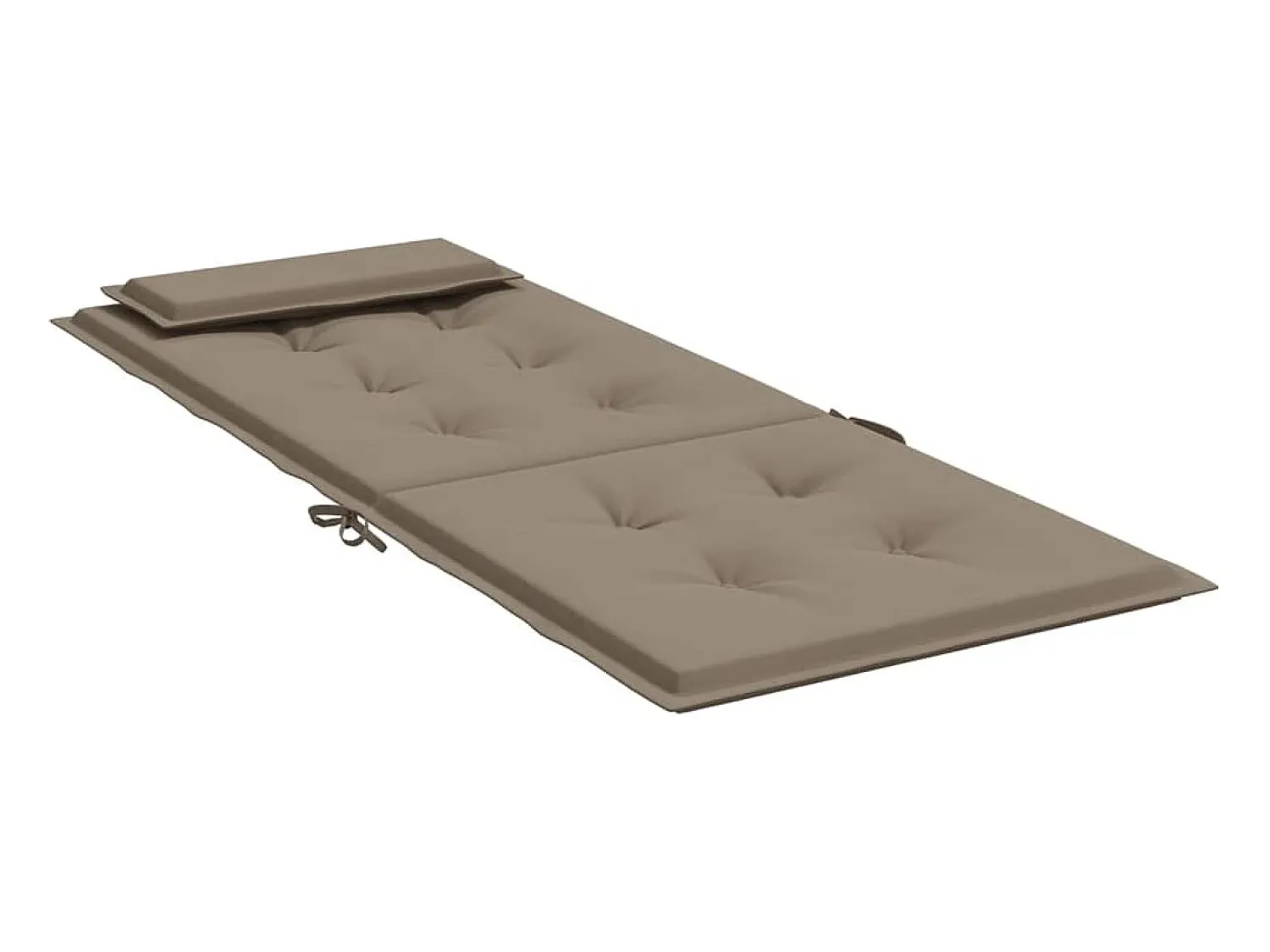 Clicnbuy Ropa De Casa^Cojines de silla con respaldo alto 4 unidades tela Oxford gris taupe Topo