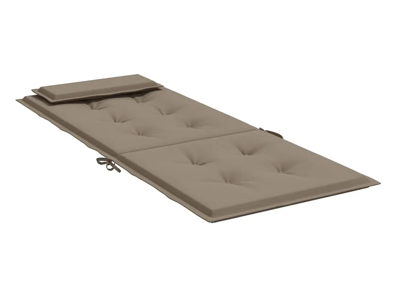 Clicnbuy Ropa De Casa^Cojines de silla con respaldo alto 2 unidades tela Oxford gris taupe Topo