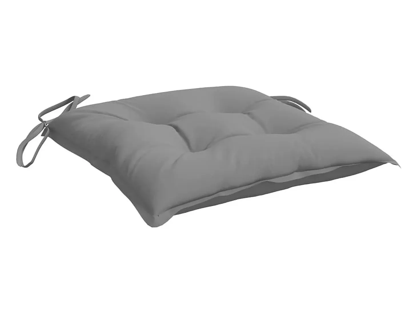 Cojines de silla de jardín 6 unidades tela Oxford gris 50x50x7 cm