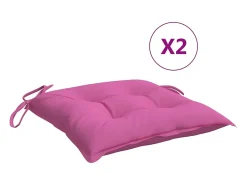 Online Clicnbuy Cojines de silla de jardín 2 unidades tela Oxford 50x50x7 cm Rosa