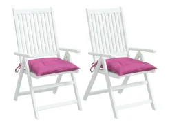 Online Clicnbuy Cojines de silla de jardín 2 unidades tela Oxford 50x50x7 cm Rosa
