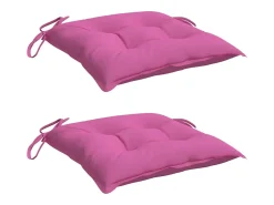 Online Clicnbuy Cojines de silla de jardín 2 unidades tela Oxford 50x50x7 cm Rosa