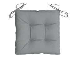 New Clicnbuy Cojines de silla de jardín 4 unidades tela Oxford 50x50x7 cm Gris