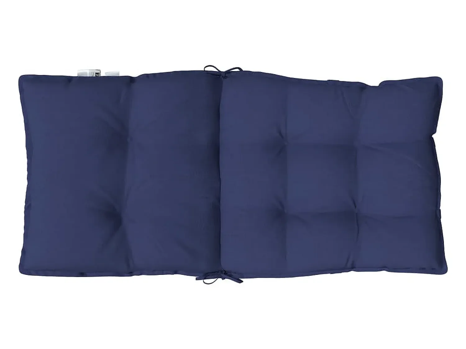 Sale Clicnbuy Cojines de silla de respaldo bajo 2 unidades tela marino Azul