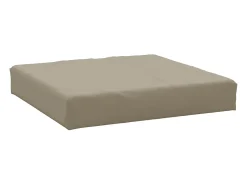 Cojines para palets 2 unidades tela Oxford gris taupé