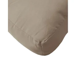 Cojines para palets 2 unidades tela gris taupé