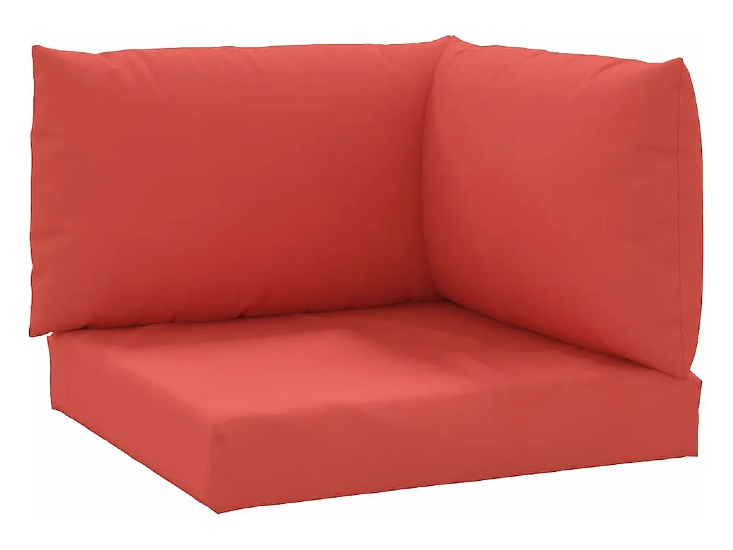 Online Clicnbuy Cojines para palets 3 unidades tela Oxford Rojo
