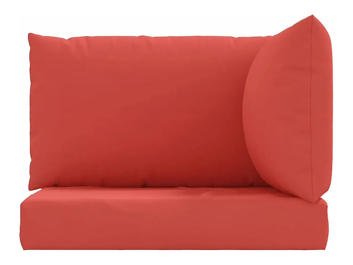 Online Clicnbuy Cojines para palets 3 unidades tela Oxford Rojo