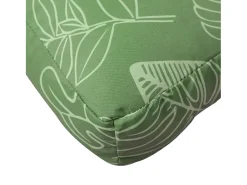 Outlet Clicnbuy Cojines para palets 2 unidades tela estampado de hojas Verde