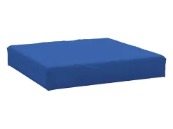 Cojines para palets 3 unidades tela Oxford azul
