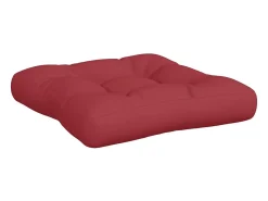 Discount Clicnbuy Cojines para palets 3 unidades tela tinto Rojo