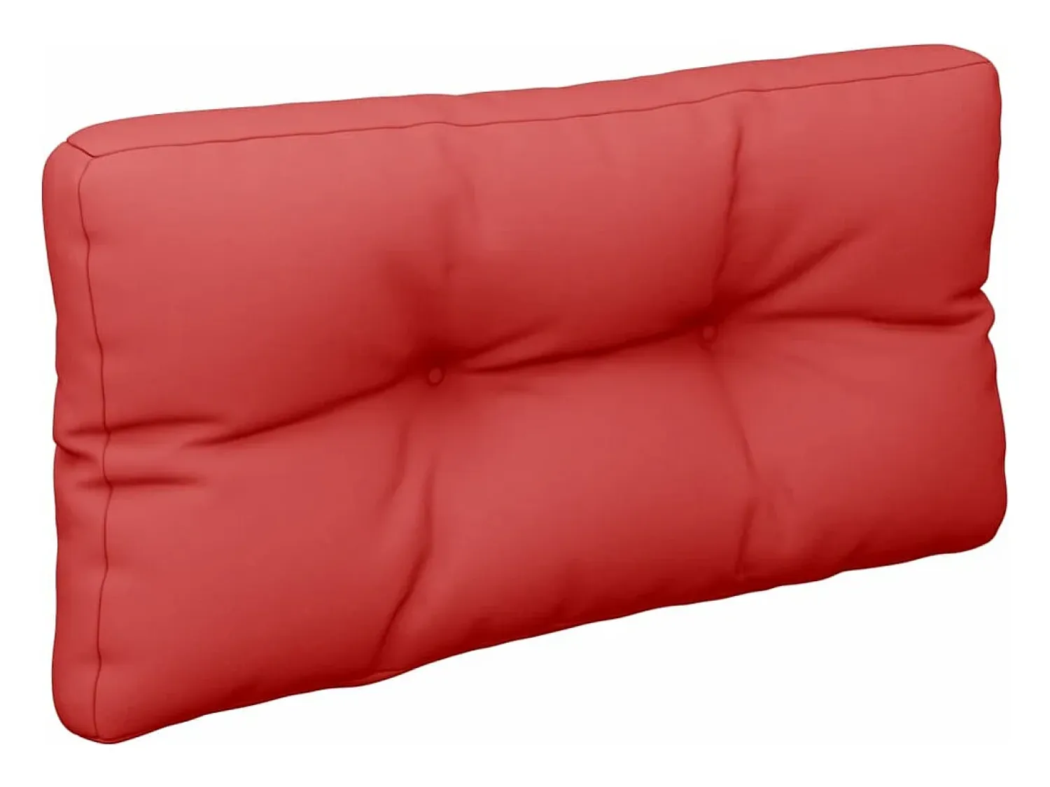 Clicnbuy Cojines para palets 2 unidades tela Rojo