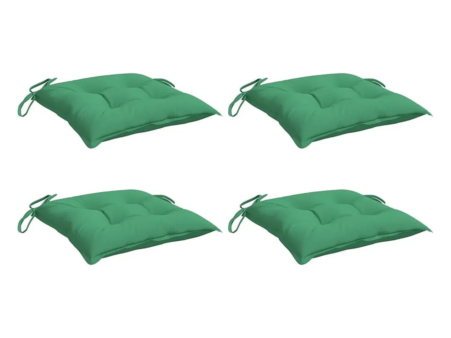 Best Cojines para palets 4 unidades tela Oxford 50x50x7 cm ES659896 Verde