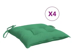 Best Cojines para palets 4 unidades tela Oxford 50x50x7 cm ES659896 Verde