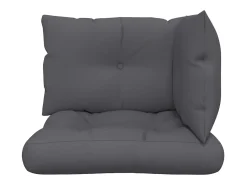 Sale Clicnbuy Cojines para paletss 3 unidades tela Gris antracita