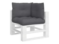 Sale Clicnbuy Cojines para paletss 3 unidades tela Gris antracita