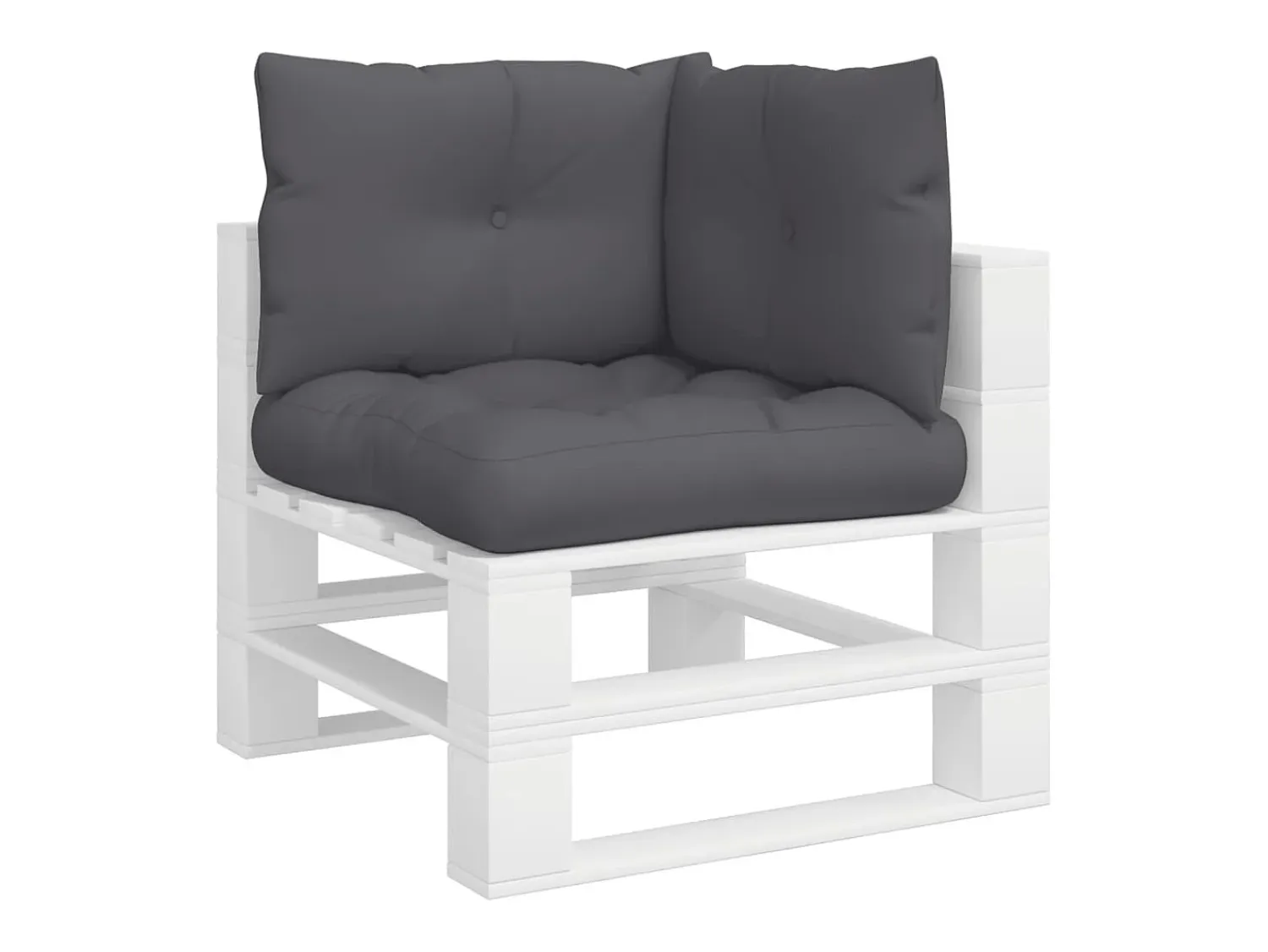 Sale Clicnbuy Cojines para paletss 3 unidades tela Gris antracita