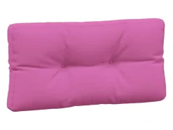 Cojines para palés 5 piezas tela rosa