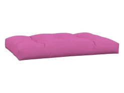 Cojines para palés 5 piezas tela rosa