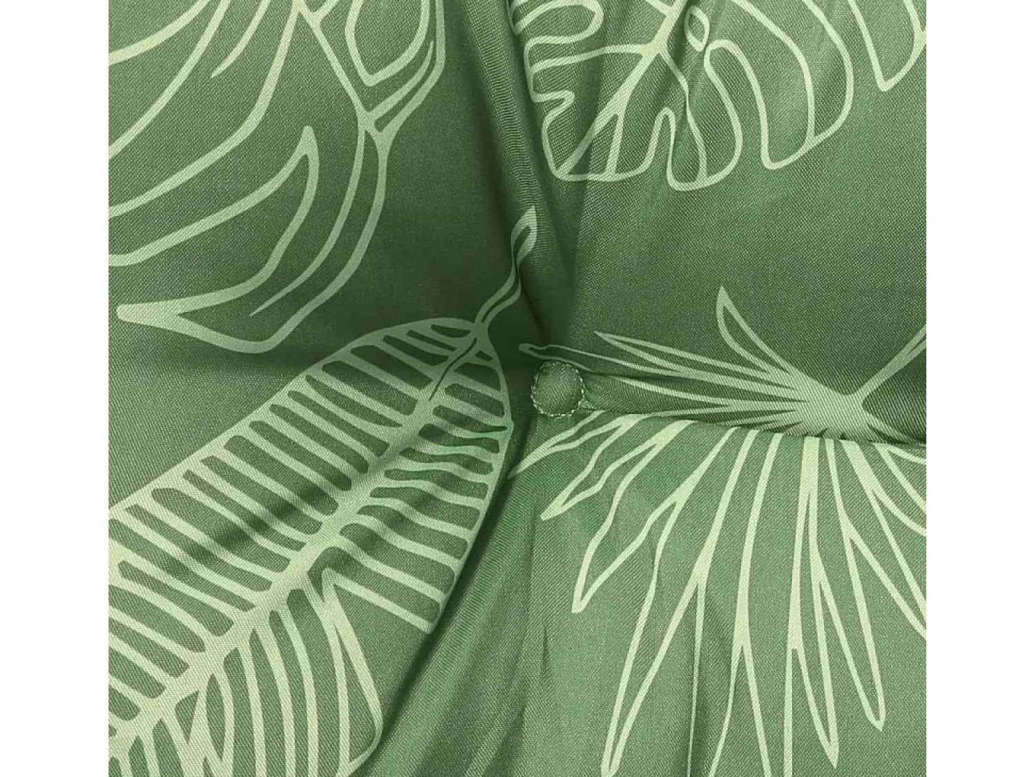 Clearance Clicnbuy Cojines para palés 3 piezas tela Oxford estampado de hojas Verde