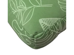 Clearance Clicnbuy Cojines para palés 3 piezas tela Oxford estampado de hojas Verde